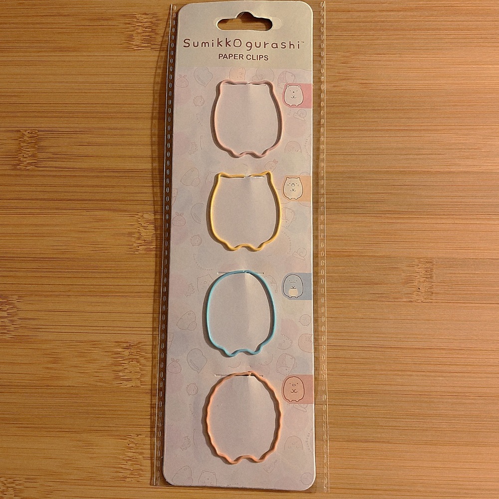 🍬2/$15 NEW San-X Sumikko Gurashi Paper Clip Set